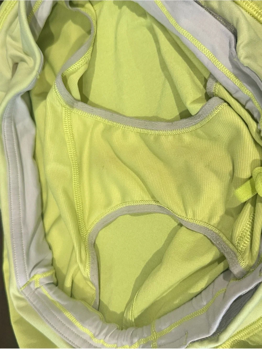 lululemon athletica Neon Yellow Athletic Shorts